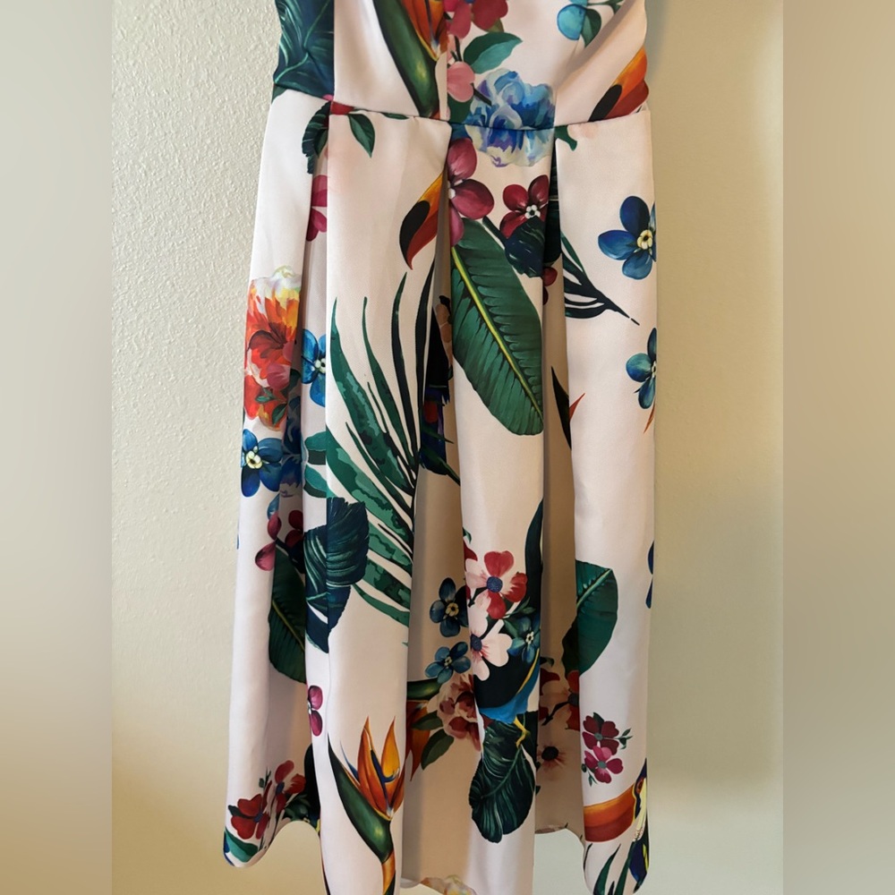 ASOS Spagetti Strap Tropical Dress - Picture 4 of 7